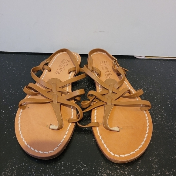 Sierra Club Positano Brown Sandals - Picture 1 of 4